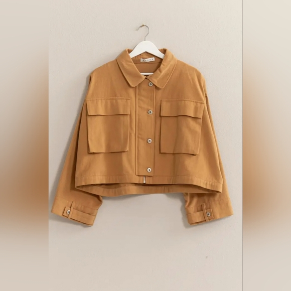 Jackets & Blazers - #87603 🛑S,M,L Fabulous Brushed Twill Cropped Jacket